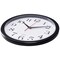 Black Wall Clock Silent Non Ticking 10 Inch Quality Quartz Battery Operated Round Easy to Read Home/Office/Kitchen/Classroom/School Clock Sweep Movement
